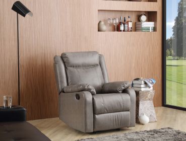 Glory Furniture Ward G763A-RC Rocker Recliner , GRAY