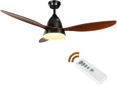 ANKEE Ceiling Fans, 52'' Ceiling Fan with LED Frosted Light and Remote Control