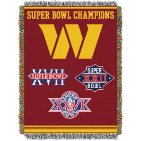 NFL 051 Washington Commanders Commemorative Series 3x Champs Tapestry