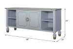 ACME House Marchese TV Stand, Pearl Gray Finish 91993