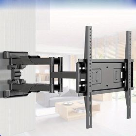 The universal telescopic TV stand is suitable for TV hangers of large TVs ranging from 32 to 55 inches. Rotatable and retractable hinged rotating hang