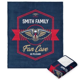 NBA New Orleans Pelicans Dominion Personalized Silk Touch Throw Blanket 50X60 Inches