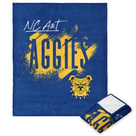 NCAA North Carolina A&T Tradition Silk Touch Throw Blanket 50x60 Inches