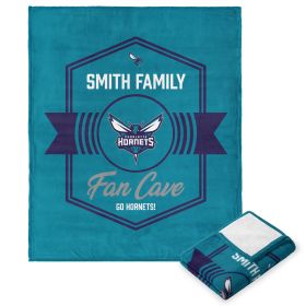 NBA Charlotte Hornets Dominion Personalized Silk Touch Throw Blanket 50X60 Inches