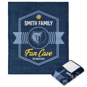 NBA Memphis Grizzlies Dominion Personalized Silk Touch Throw Blanket 50X60 Inches