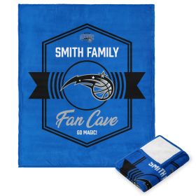 NBA Orlando Magic Dominion Personalized Silk Touch Throw Blanket 50X60 Inches