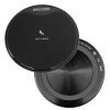 5 Core Wireless Charger, 15W Qi-Certified Max Fast Wireless Charging Pad Glass Top Boostcharge Slim USB-C Black for Google Pixel 6/6 Pro