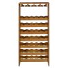 Oak 7-tier Wine Rack