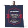 NBA New Orleans Pelicans Dominion Personalized Silk Touch Throw Blanket 50X60 Inches