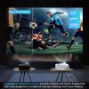 5G WiFi Bluetooth Native 1080P Projector, 20000LM 450" Display Support 4K Movie Projector, High Brightness for Home Theater and Business