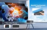 Projector with WiFi and Bluetooth, Portable Projector 4K Support, 500 ANSI 20000L, Touch Screen, Auto Vertical Keystone & 4P/6D