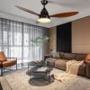 ANKEE Ceiling Fans, 52'' Ceiling Fan with LED Frosted Light and Remote Control