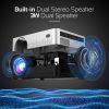 DBPOWER WiFi Projector, Upgrade 8500L Full HD 1080p Video Projector with Carry Case, Support iOS/Android Sync Screen, Zoom&Sleep Timer