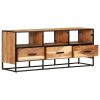 TV Stand 43.3"x11.8"x17.7" Solid Wood Acacia