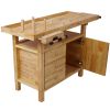 Wood Workbench - Wooden Workbench for Garage Workshop and Home