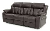 Glory Furniture Daria G686-RS Reclining Sofa , DARK BROWN