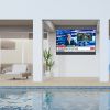 SYLVOX 43inch Outdoor TV, All-in-one Android Smart TV With Audio System, 4K UHD1000 Nits Partial Sun Outdoor Television